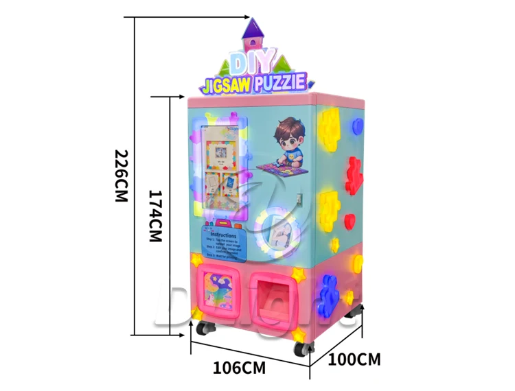 Jigsaw puzzle machine