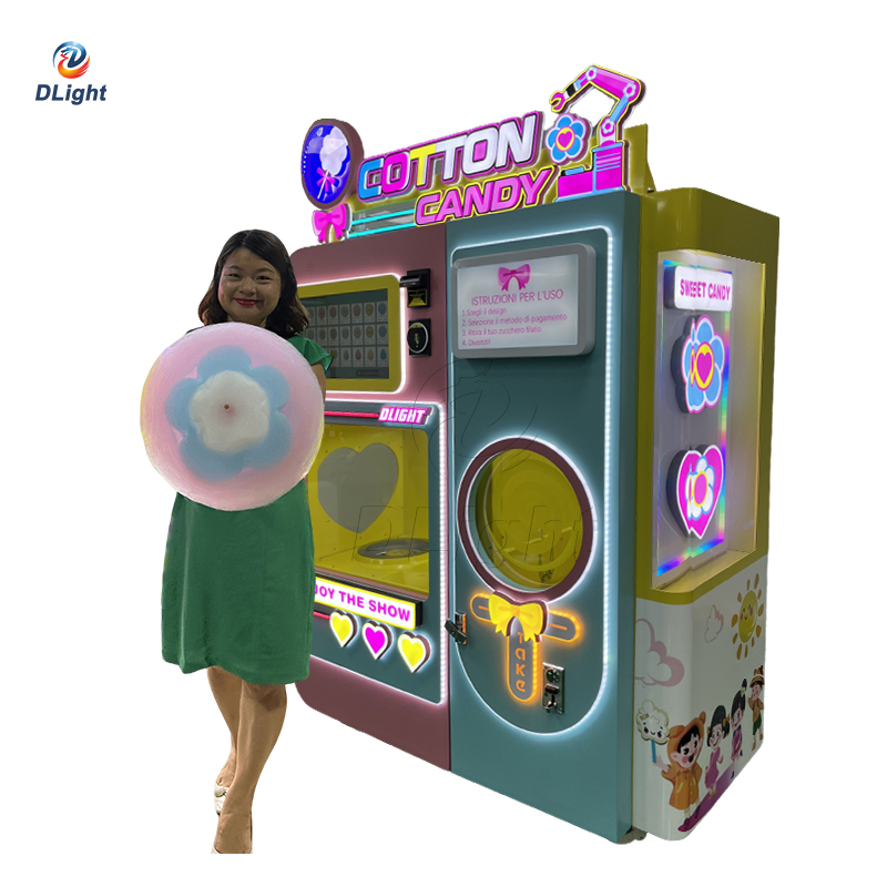automatic cotton candy vending machine 2022