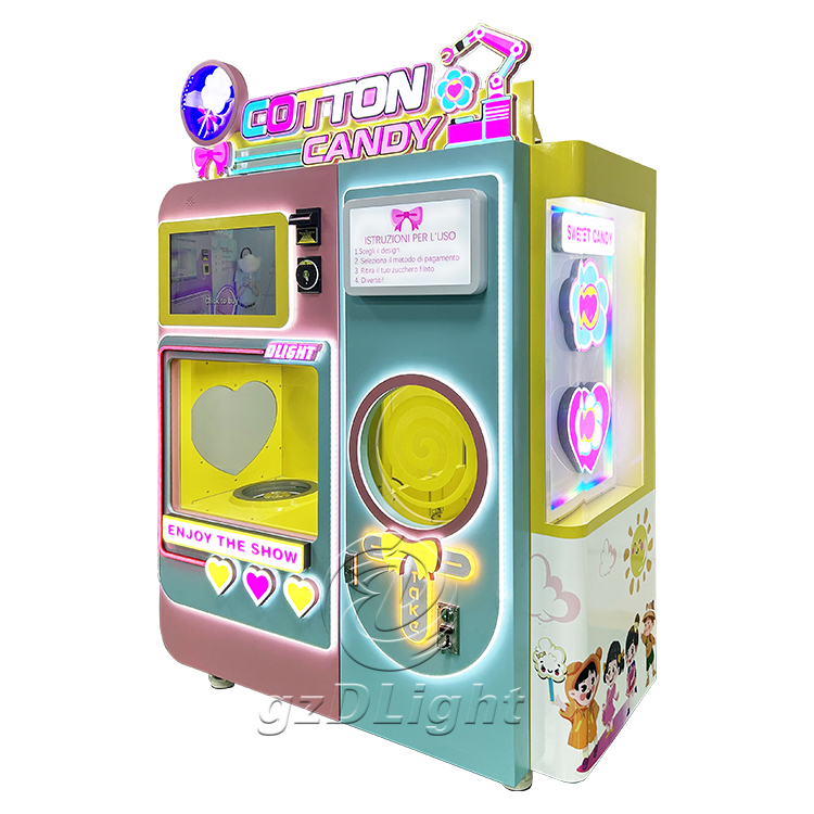 cotton candy automatic machine 