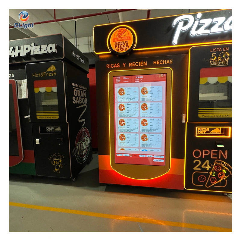 Intelligent pizza vending machine in Greece