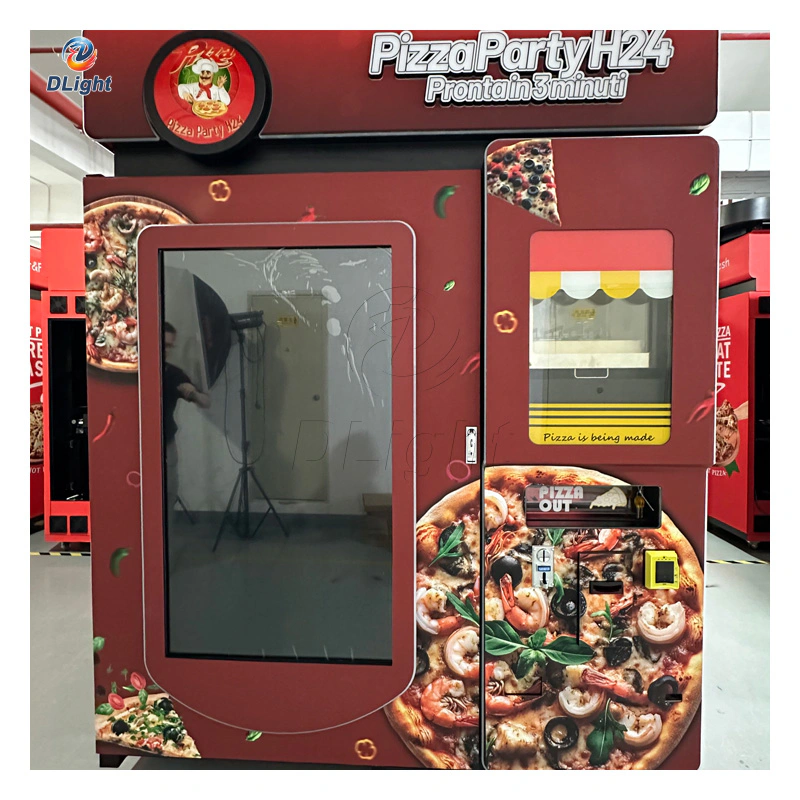 Fully automatic pizza vending machine in Poland