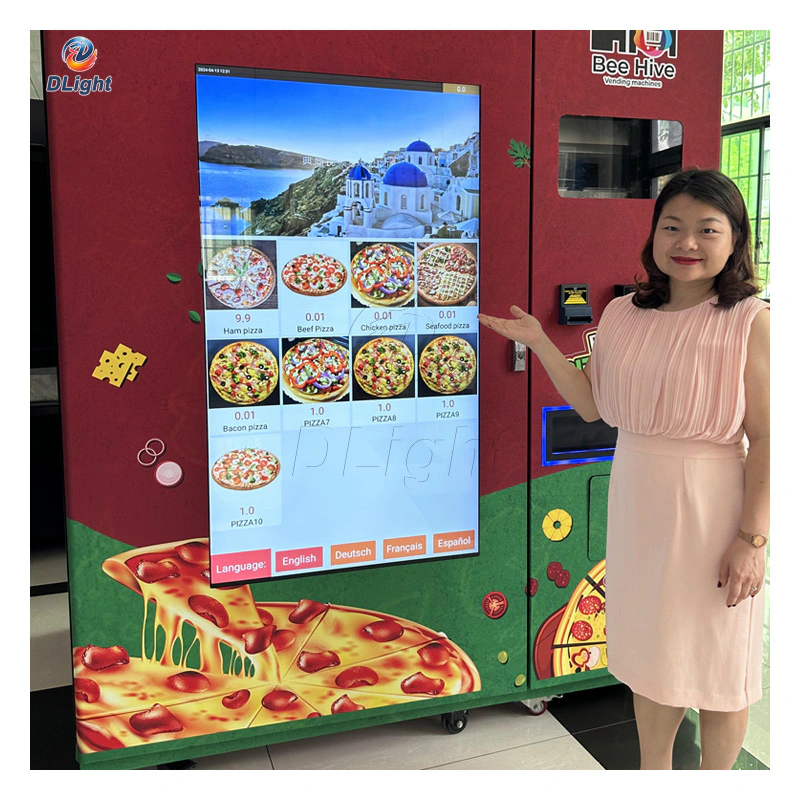 Intelligent pizza vending machine ship to Luxembourg